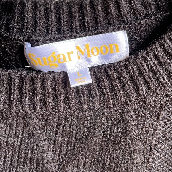 NWT JUNIOR black 2 -Pack knit top set. Brand: Sugar Moon - Picture 2 of 5